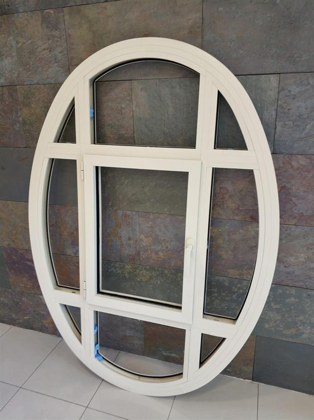 Oval Aluminium Window
